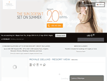 Tablet Screenshot of bookings.leblancsparesort.com