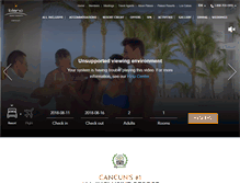 Tablet Screenshot of leblancsparesort.com